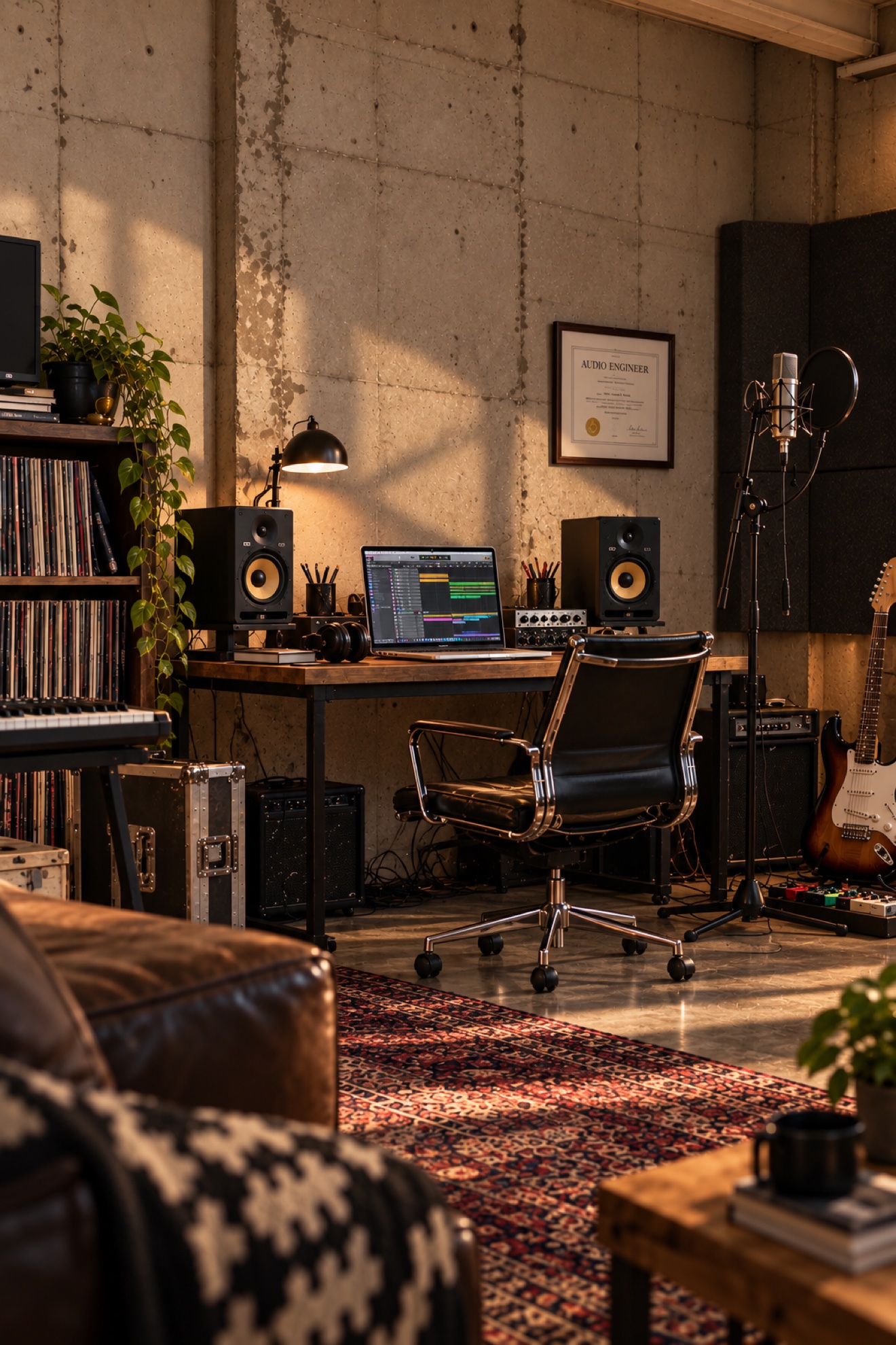 The studio